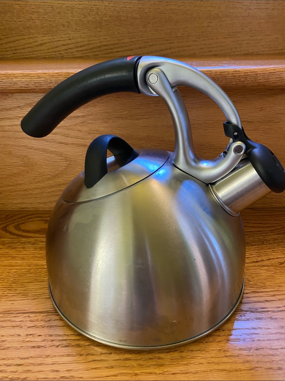 OXO Uplift Whistling Kettle Stovetop Stainless Steel